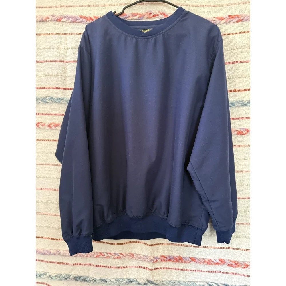 Fairway Golf Collection Pullover Windbreaker‎ Long Sleeve Men- Size Medium